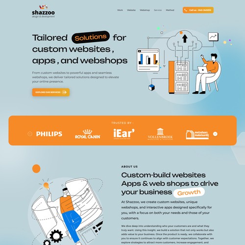 New website for software development company Design by Jasmin_A (AMPLE)
