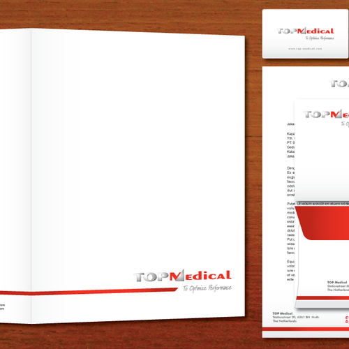 New stationery wanted for TOP Medical Design by BramDwi