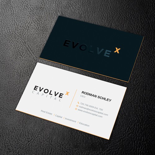 Design di Design a Powerful Business Card to Bring EvolveX Capital to Life! di Rakibh