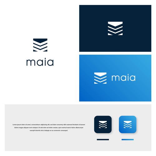 AI Group at MIT logo, looking for logo that will appeal to technical students. Diseño de Adhe Kurniawan