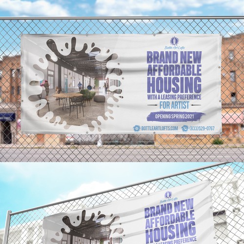 Show Us Your Creative Side with a Banner for New Artist Housing Design by Kosmos Creatives