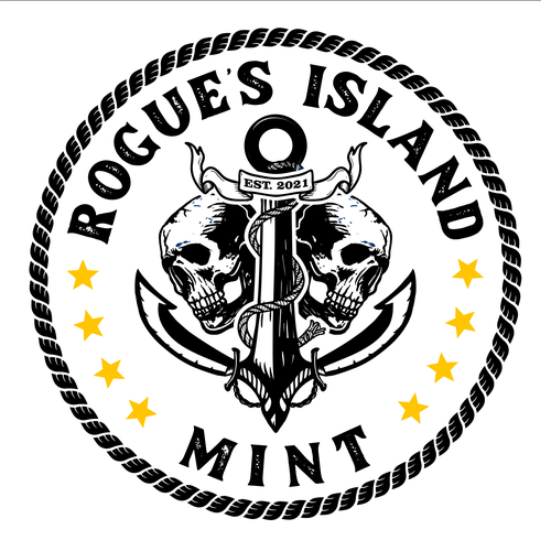 Rogue's Island Mint Logo Design by Ongie