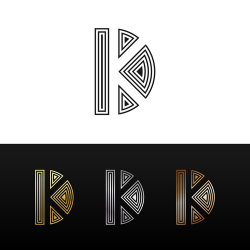 KD Monogram Logo Design by spitmatic