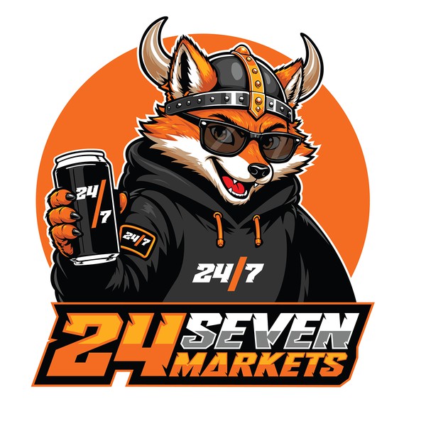 Design by ⭐ the bugz ⭐ titled "Logo Concept for 24 seven markets vending machine"