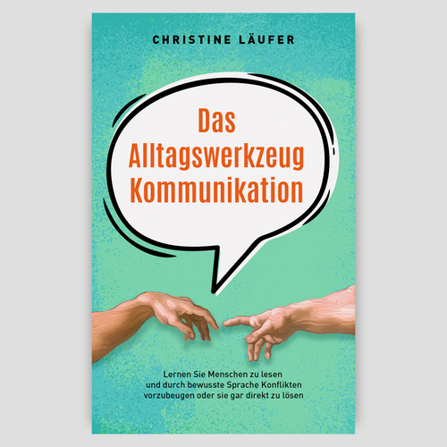 A novel cover on the subject of communication, which appeals to a young educated target group Design by DesignVibe