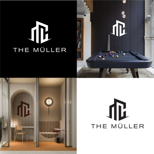 Want a challenge? Use the umlaut  - create a luxury logo for an apt building – The Müller Diseño de S.H Designs