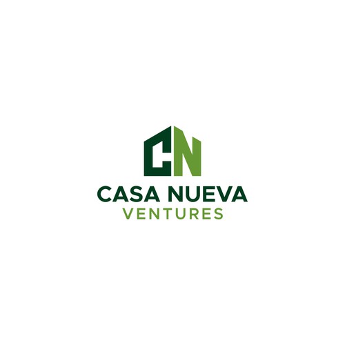 Real estate investing logo symbolizing growth Design by << NENTINEN >>