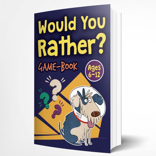 Fun design for kids Would You Rather Game book Design réalisé par AstroSheep Art