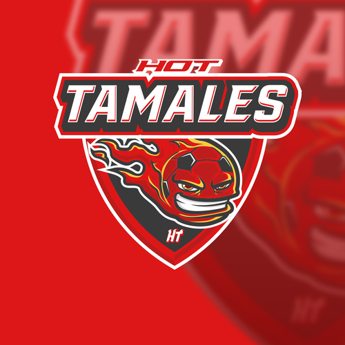 5-6 year olds need a soccer team logo! HOT TAMALES Diseño de emardesigns