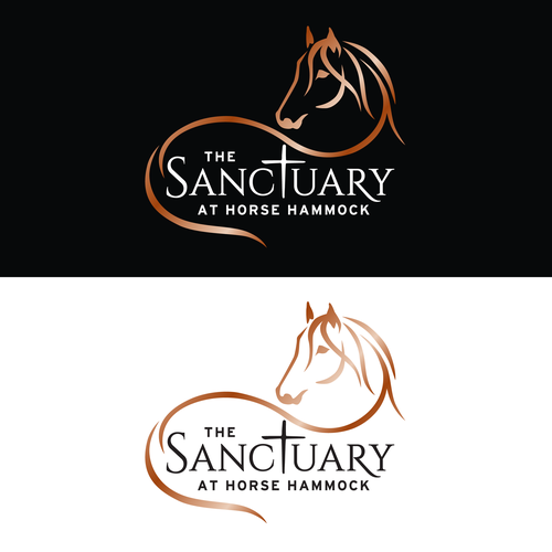 Elegant Horse Sanctuary Logo That Pulls On Your Heart Strings Design by Painted Pony Studios