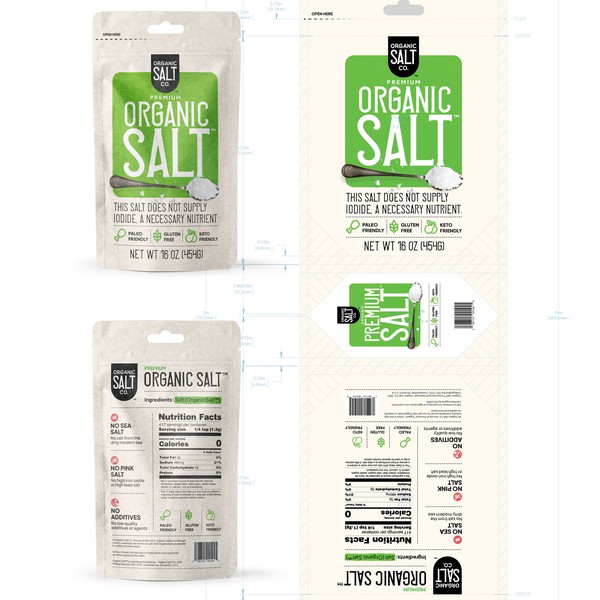 Organic Salt Co. Zip Bag