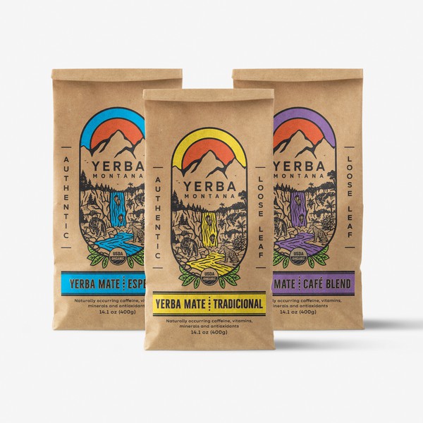 Illustrative Packaging design forYerba Mate Tea