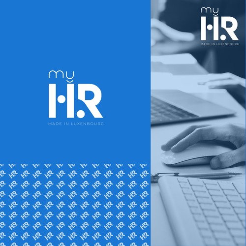 Create an awesome logo for myHR, the #1 HR Software in Luxembourg ! Design by M.I.Thomson