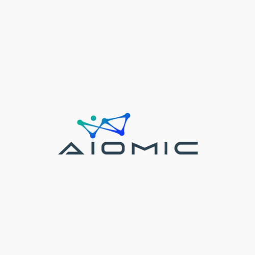 New logo for Aiomic (AI healthtech company) Design by LarkFlow Digital