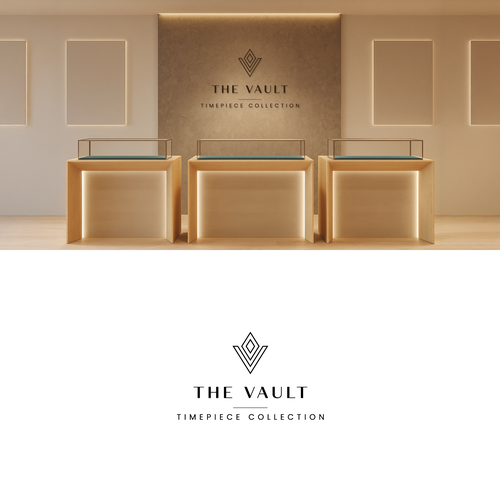 The Vault | Timepiece Collection Logo Contest Design by brandphant™