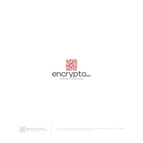 Swiss hosted secure doc storage Encrypto.com needs logo and brand built Design by adwar std.