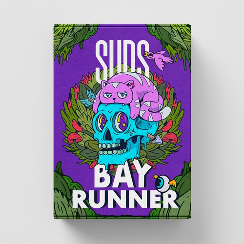 SUDS™ Bar Soap Packaging with Custom Illustrations - 5 Box Series Design by Kate Design ❤️