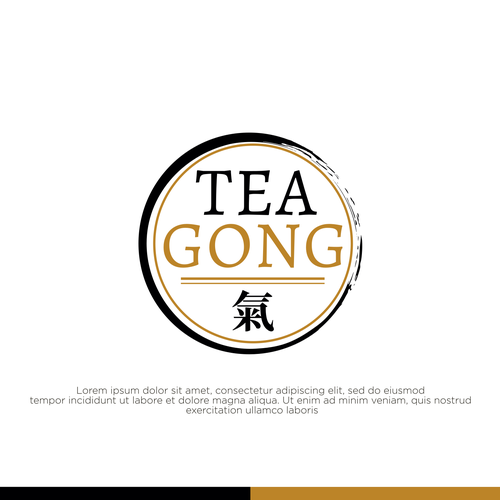 Tea Gong Logo Design by sriredjeki