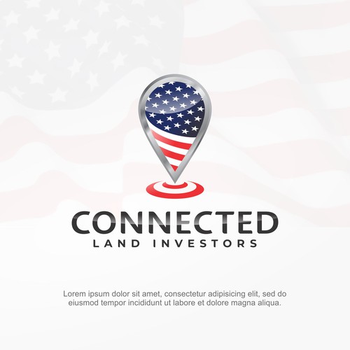 Need a Clean American Map Icon Logo have samples to assist Design by artopelago™