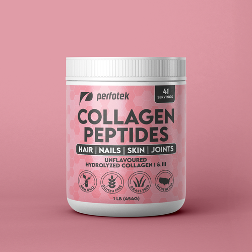 Packaging label for Collagen Peptides jar Design by EffieK