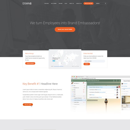 WordPress theme design contest entry by WebBox