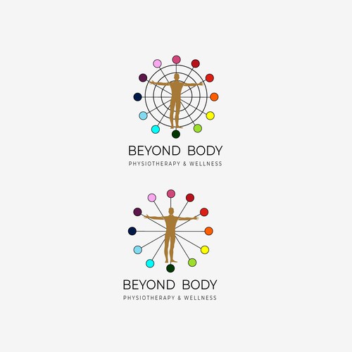 A modern, colorful logo for unique blend of body-mind fitness (physical therapy +body awareness) Design by smartsolutions