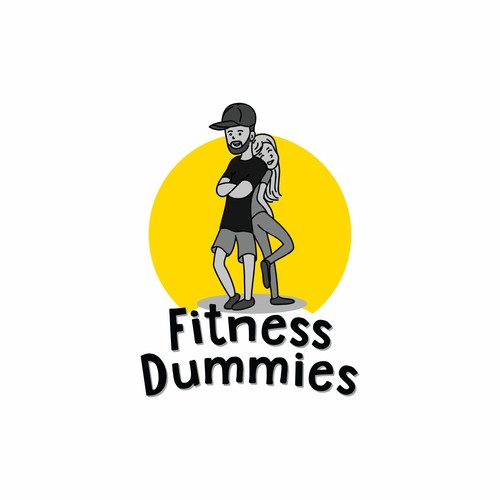 Fitness dummies need your help! #cartoon #fitness, Logo & social media  pack contest