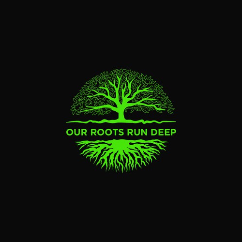 Our Roots Run Deep Illustration Design by Majid.