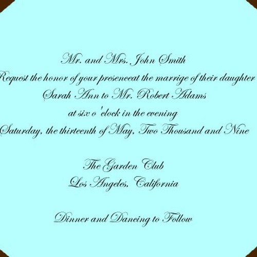 Letterpress Wedding Invitations Diseño de william1908