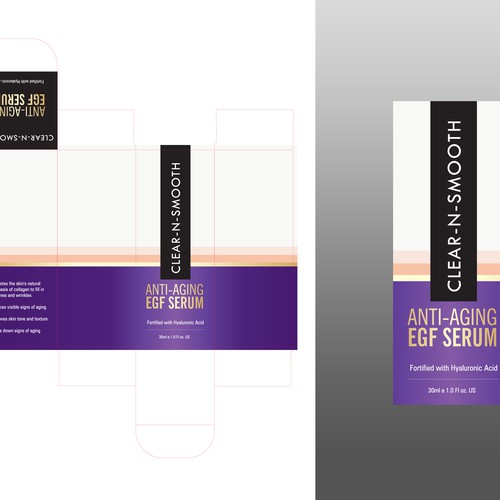 Face Serum Box Design Design by Abacusgrp