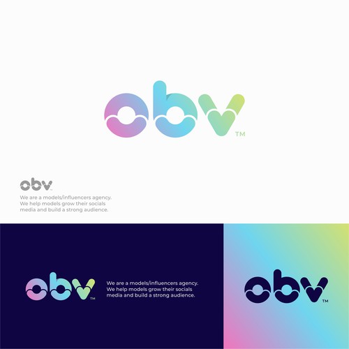 Fresh brand identity for a model agency! Design by khris™