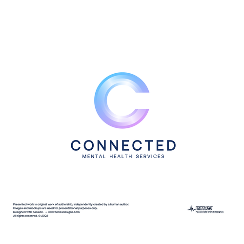 Design a professional, warm, and inviting logo for a mental health practice Design by nmxdesigns™