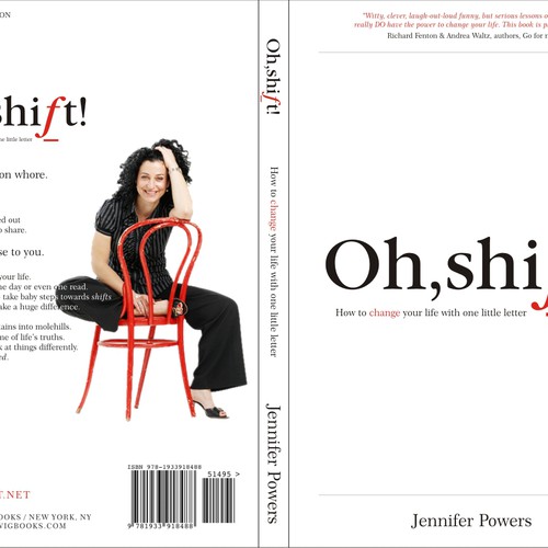 Design di The book Oh, shift! needs a new cover design!  di A29™
