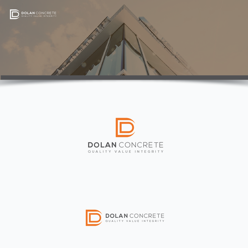 Dolan Concrete Logo Design by Psyraid™