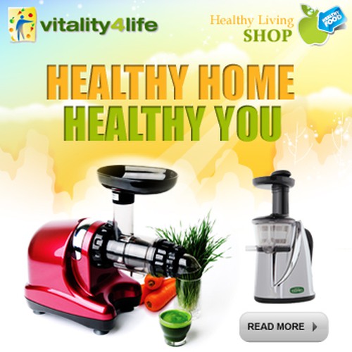banner ad for Vitality 4 Life Design por Veacha Sen