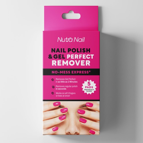 Nutra Nail Gel Remover Design by SRGrafica