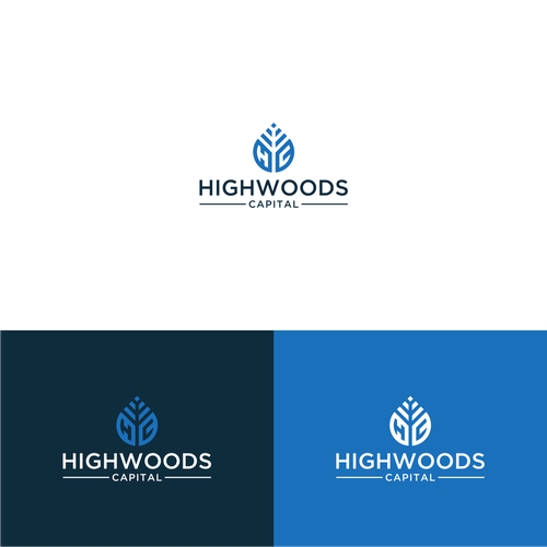 Logo Design for Highwoods Capital Diseño de kick®