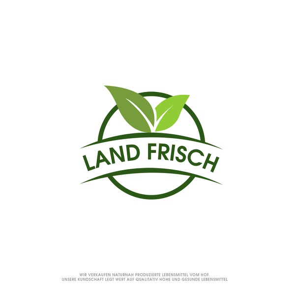 Diseño de vectorfiles titulado "Abstract Logo for LAND FRISCH"