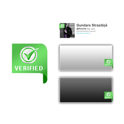 Create "Verified" badge for Twitter profile pictures Design by Leo_g