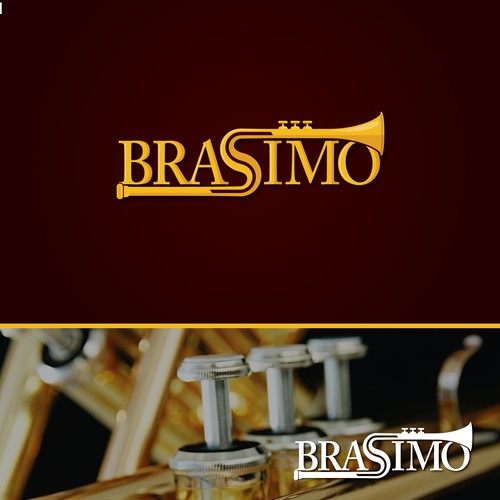 Brassimo | Logo for brass band Design by Chicha's