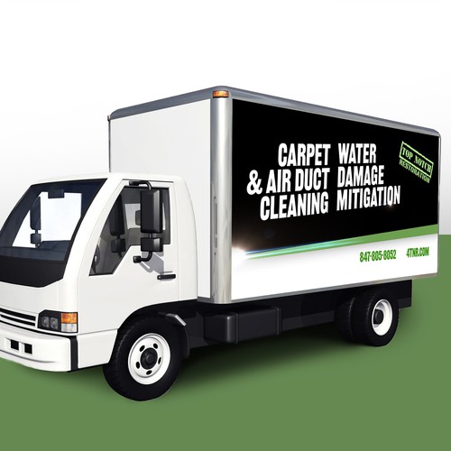 Designs | box truck wall 12x6ft to attract people to our service. | Car