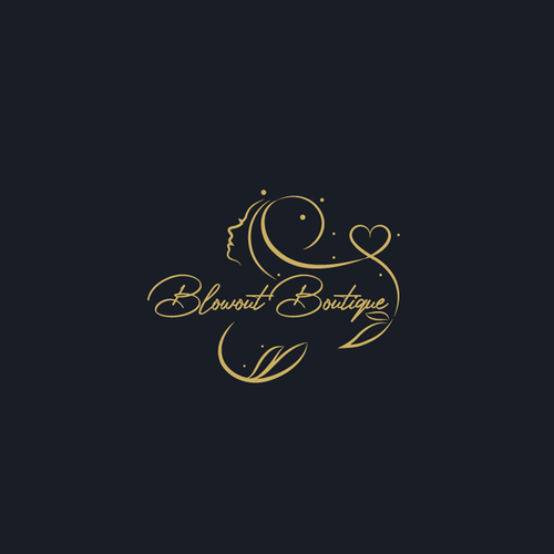 Luxurious logo for a NEW Blow Dry Bar - Hair Salon Design by designer Ha