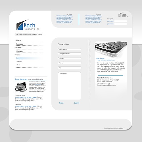 $500.00 Website template (Design only) Design by mrrej89