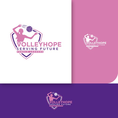 Design a vibrant woman empowering logo that portrays inclusivity and opportunity to play volleyball! Design by rzaltf