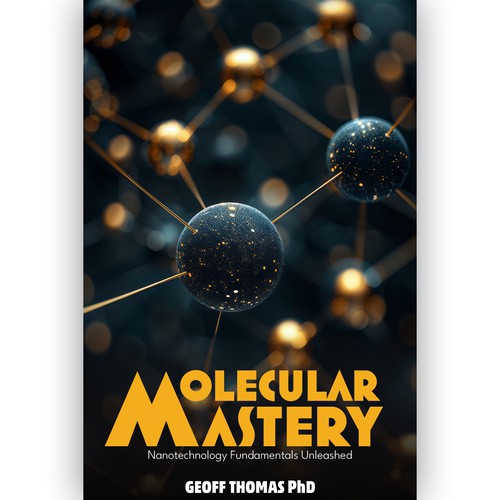 Create an eye-catching design for a first time author on the topic of nanotechnology. Design por RoundRectangles