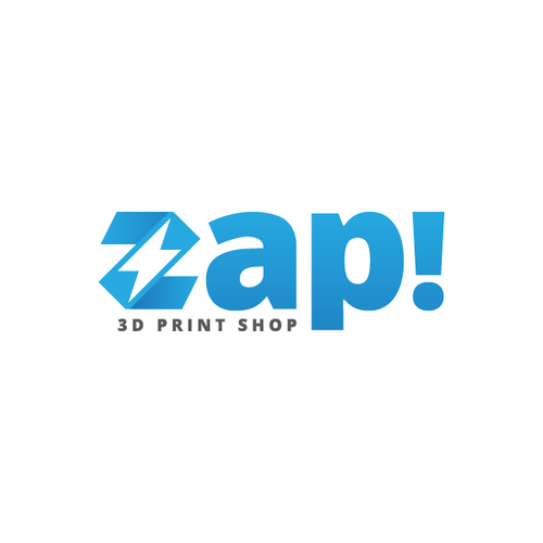 Zap! 3D Print Shop needs a logo Logo design contest