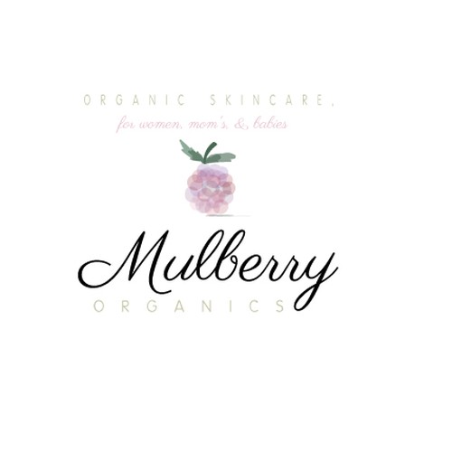 Create logo for mulberry organics skincare and hair products line
