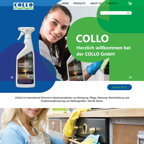 Web page design contest entry by Just Graphic Designer