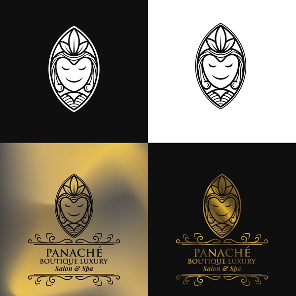 Unisex Hairdressing Salon Logo