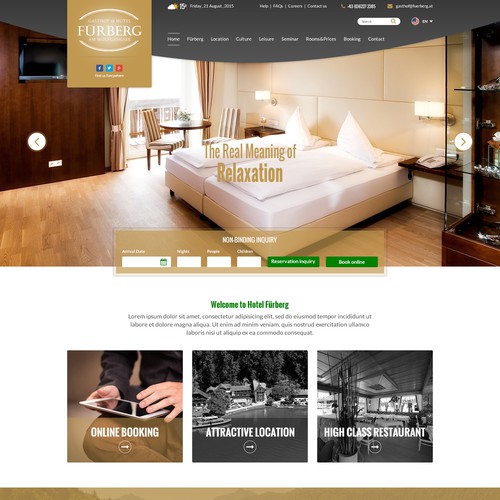 Web page design contest entry by Yasser Abdallah